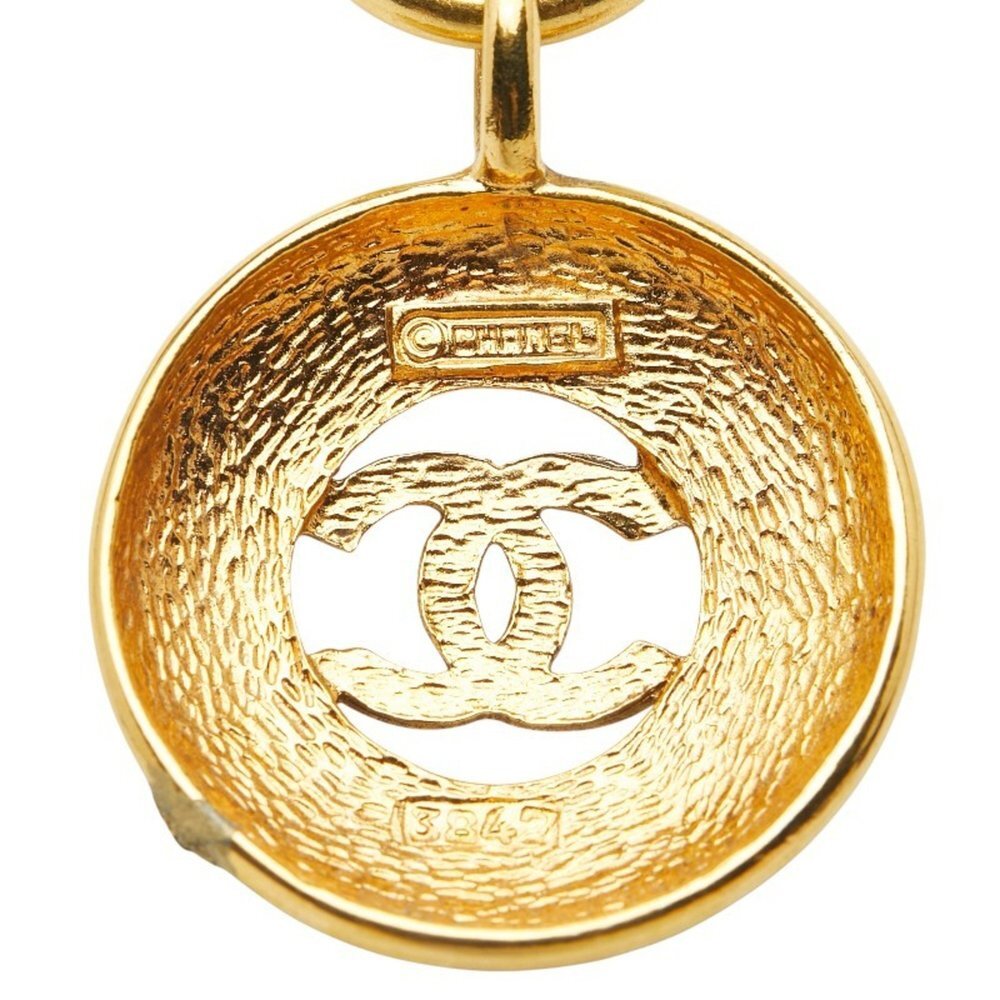 CHANEL Gold Logo Necklace - Picture 3 of 8